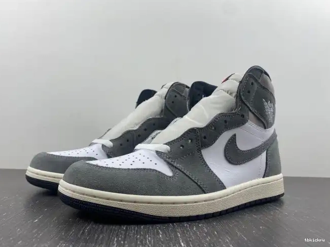 Cheap TBK Jordan Washed 1 OG Black High Retro DZ5485-051 0526